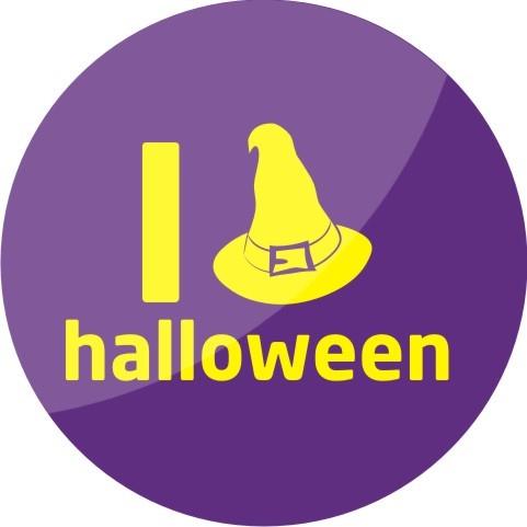 Broška KLOBUK HALLOWEEN