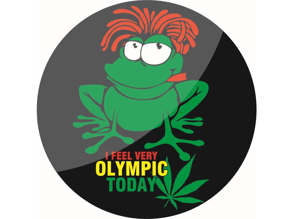 Broška RASTA ŽABA