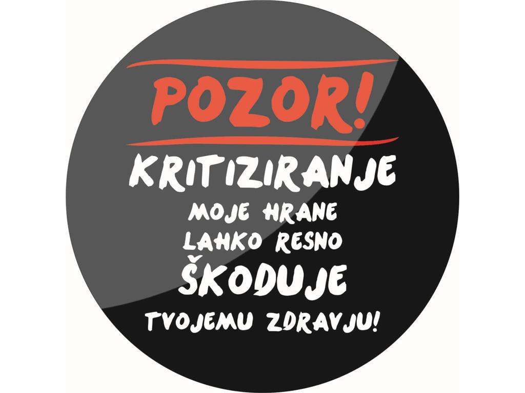 Broška KRITIZIRANJE HRANE