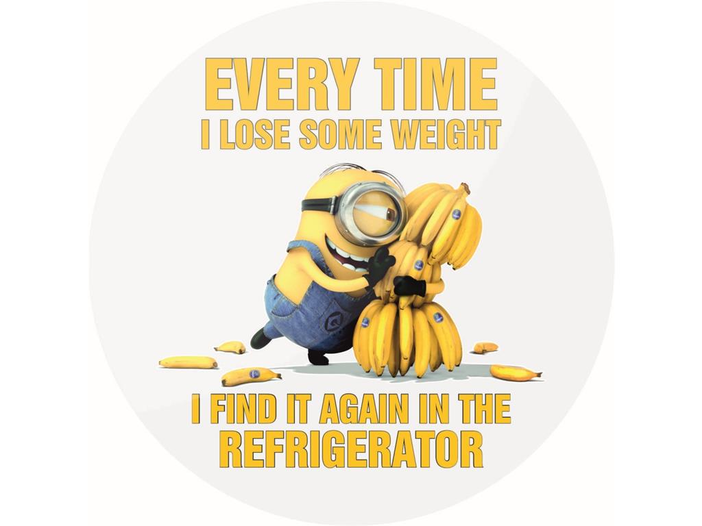 Broška MINIONS LOSE WEIGHT