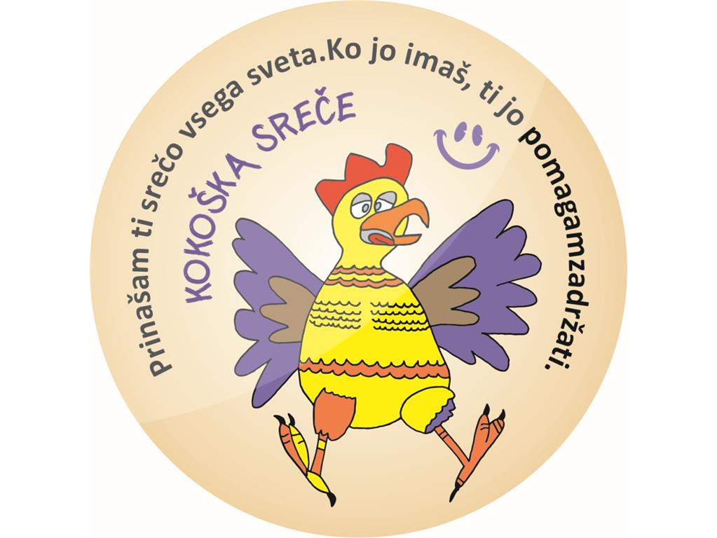 Broška KOKOŠKA SREČE