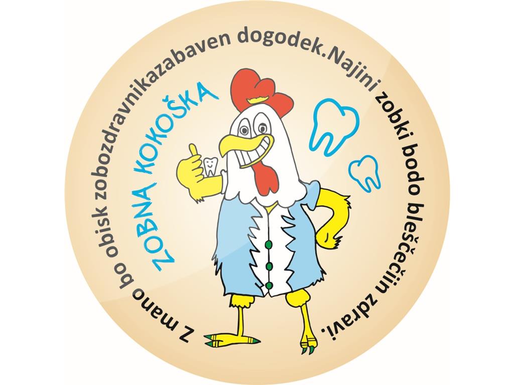 Broška ZOBNA KOKOŠKA