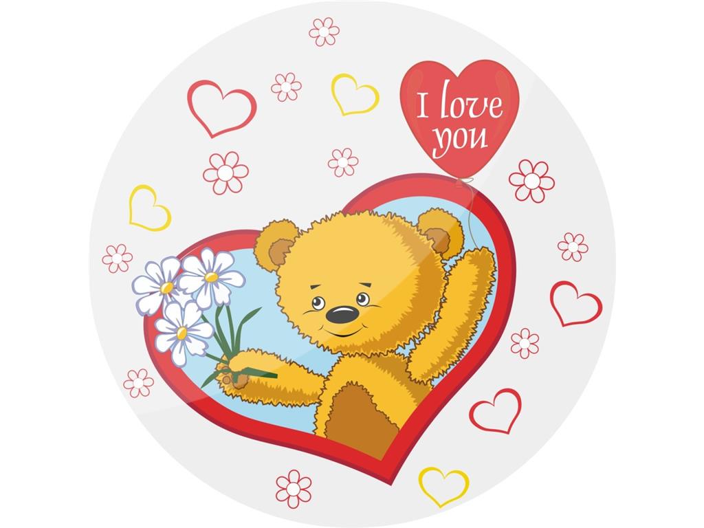 Broška magnet BEAR LOVE