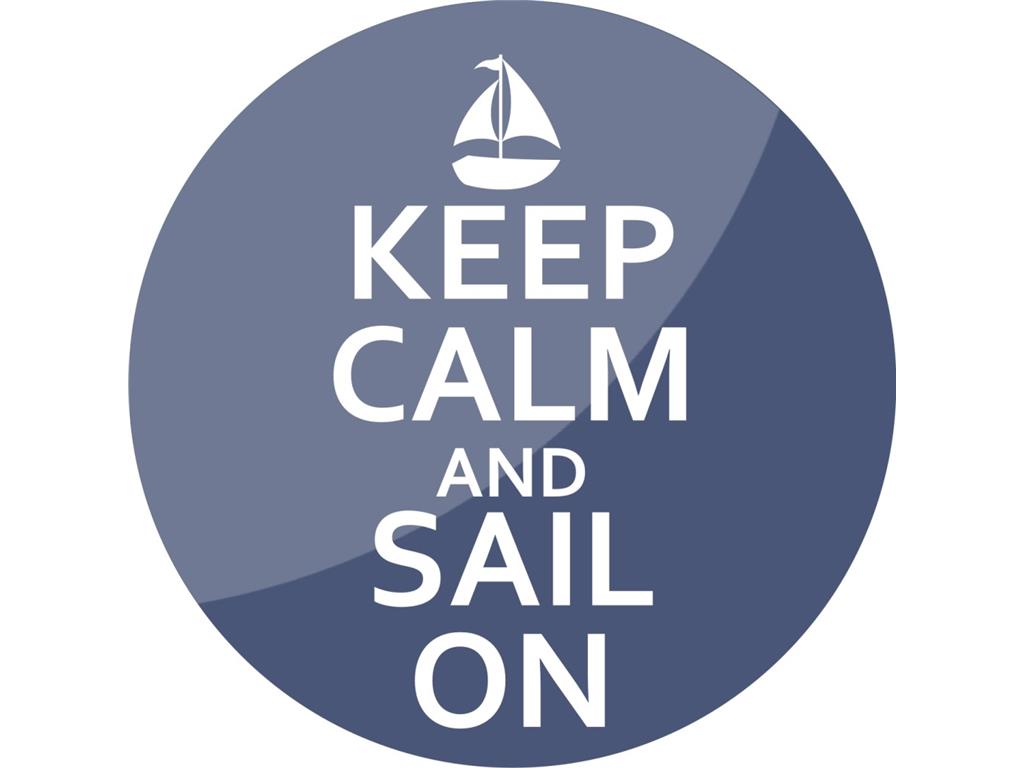 Broška magnet KEEP CALM SAIL