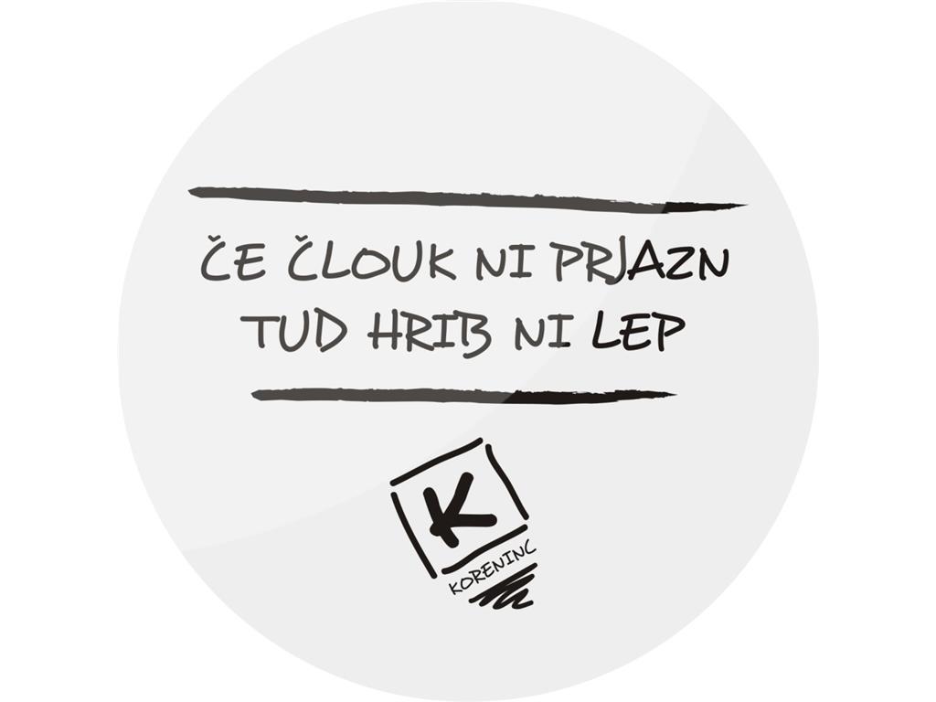 Broška magnet HRIB NI LEP