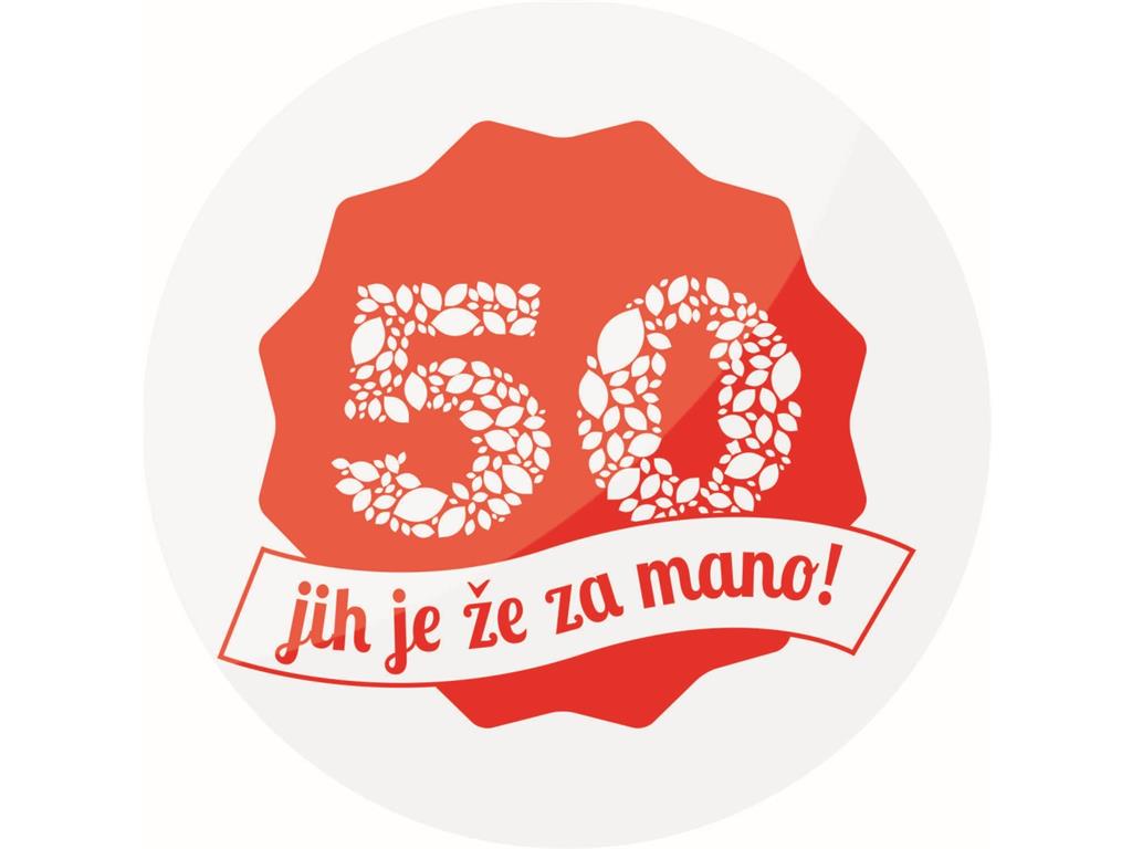 Broška magnet 50 ZA MANO