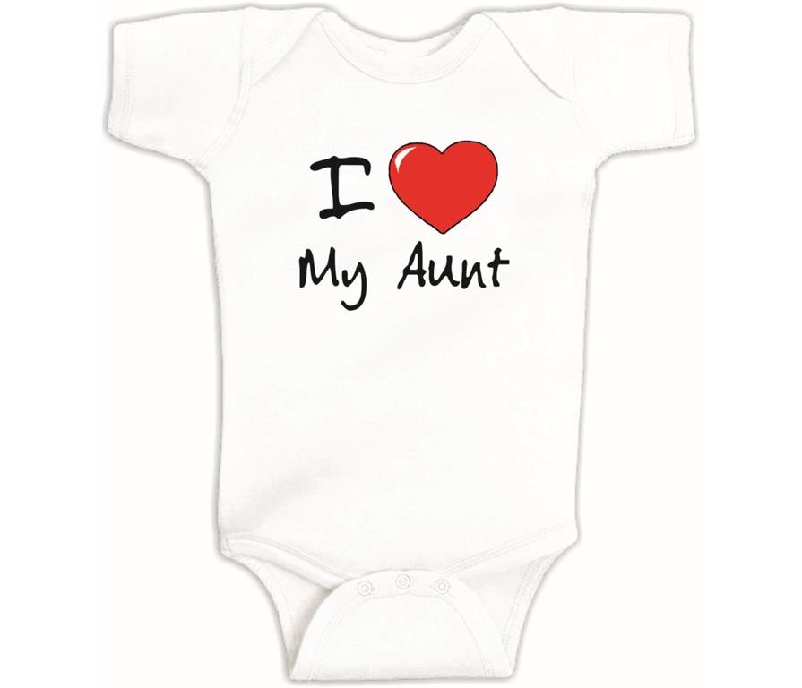 Otroški body I LOVE MY AUNT