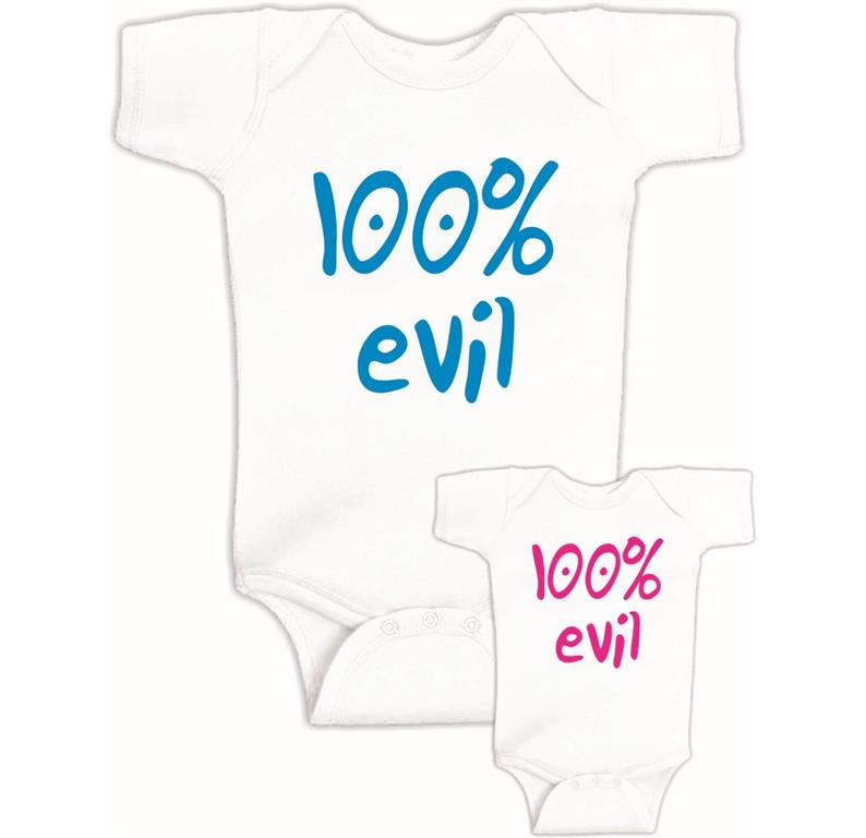 Otroški body 100% EVIL