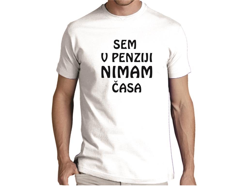 Moška majica SEM V PENZIJI