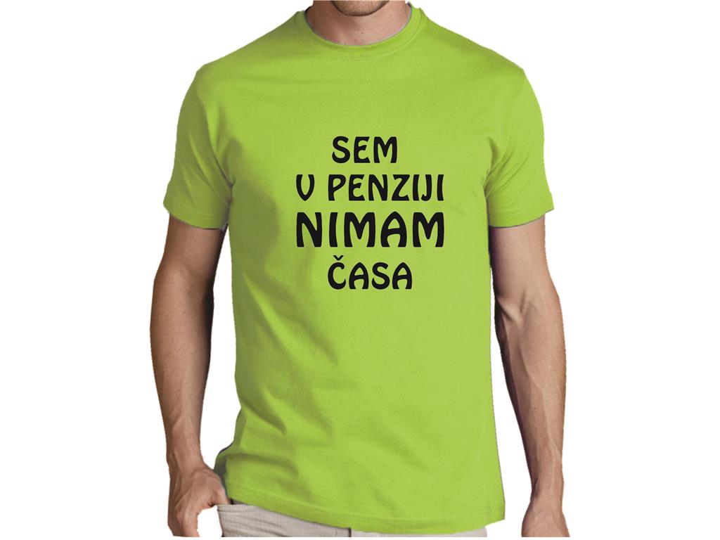 Moška majica SEM V PENZIJI