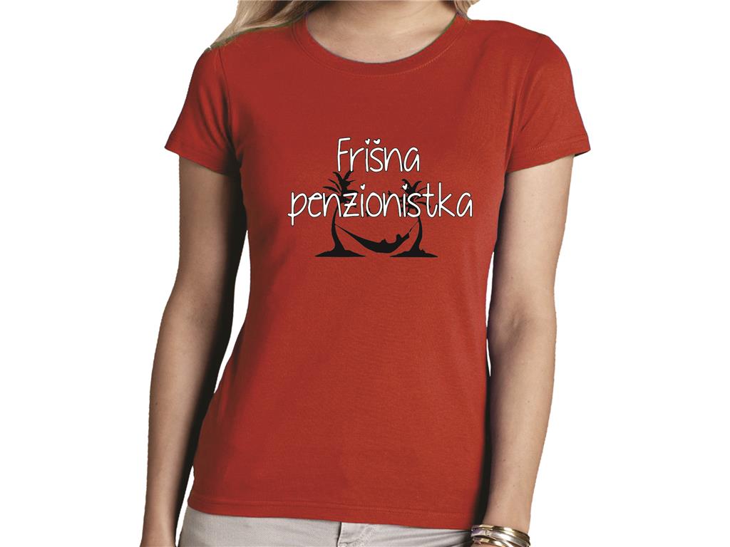 Ženska majica FRIŠNA PENZIONISTKA