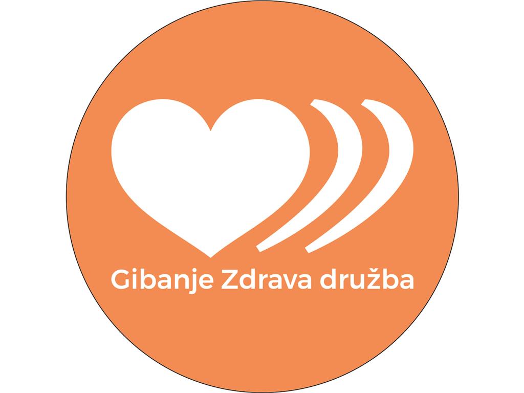Nalepka GIBANJE ZDRAVA DRUŽBA