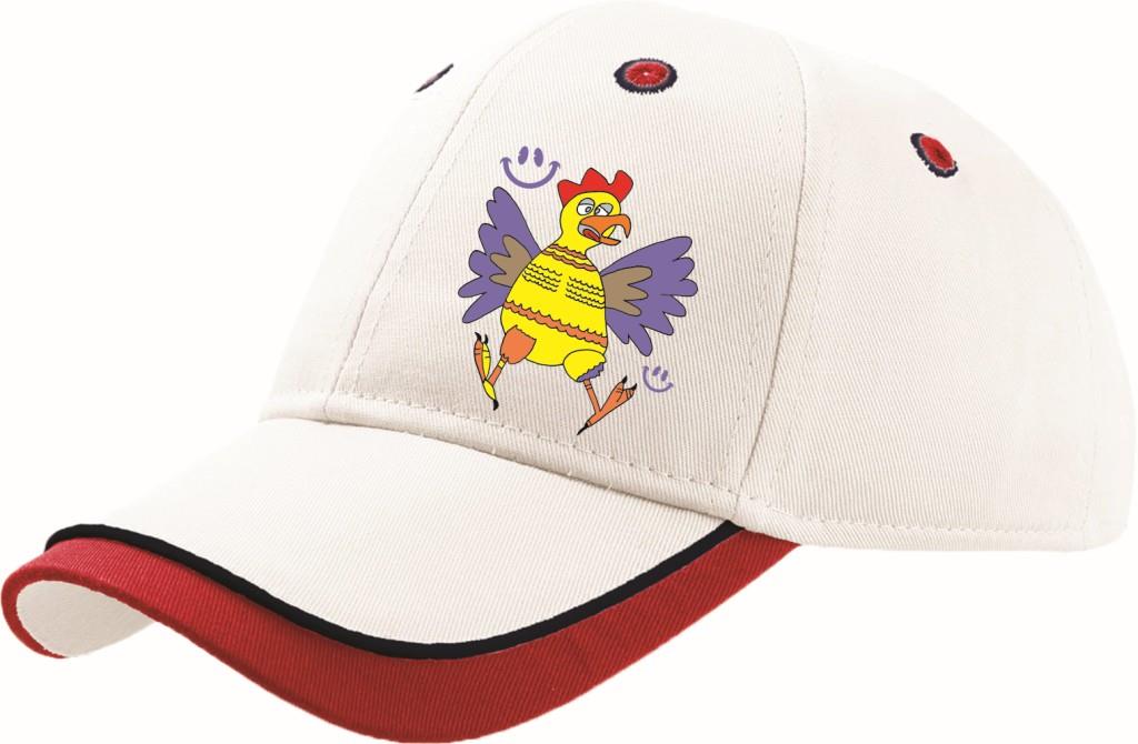 Kapa s šiltom KOKOŠKA SREČE