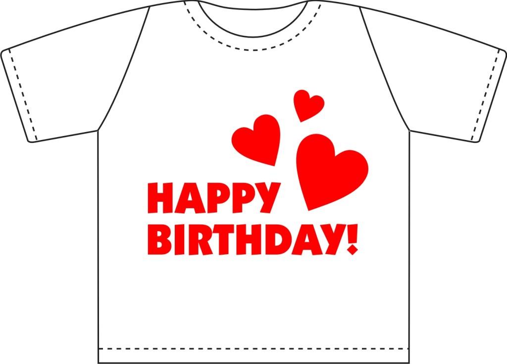 Mini majčka HAPPY BIRTHDAY