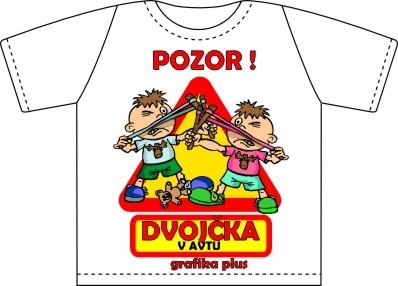 Mini majčka DVOJČKA V AVTU