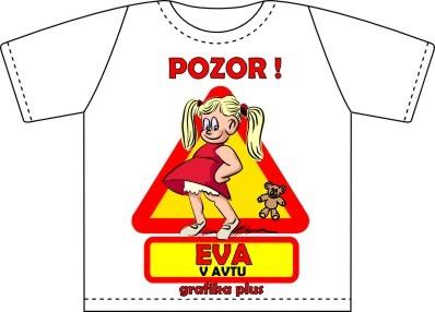 Mini majčka IME PUNČKE V AVTU