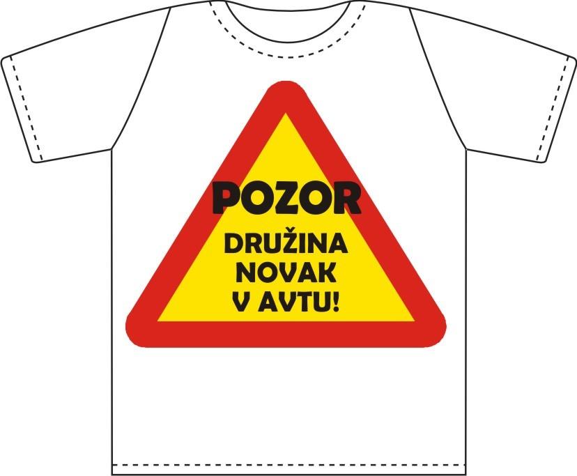 Mini majčka IME DRUŽINE V AVTU