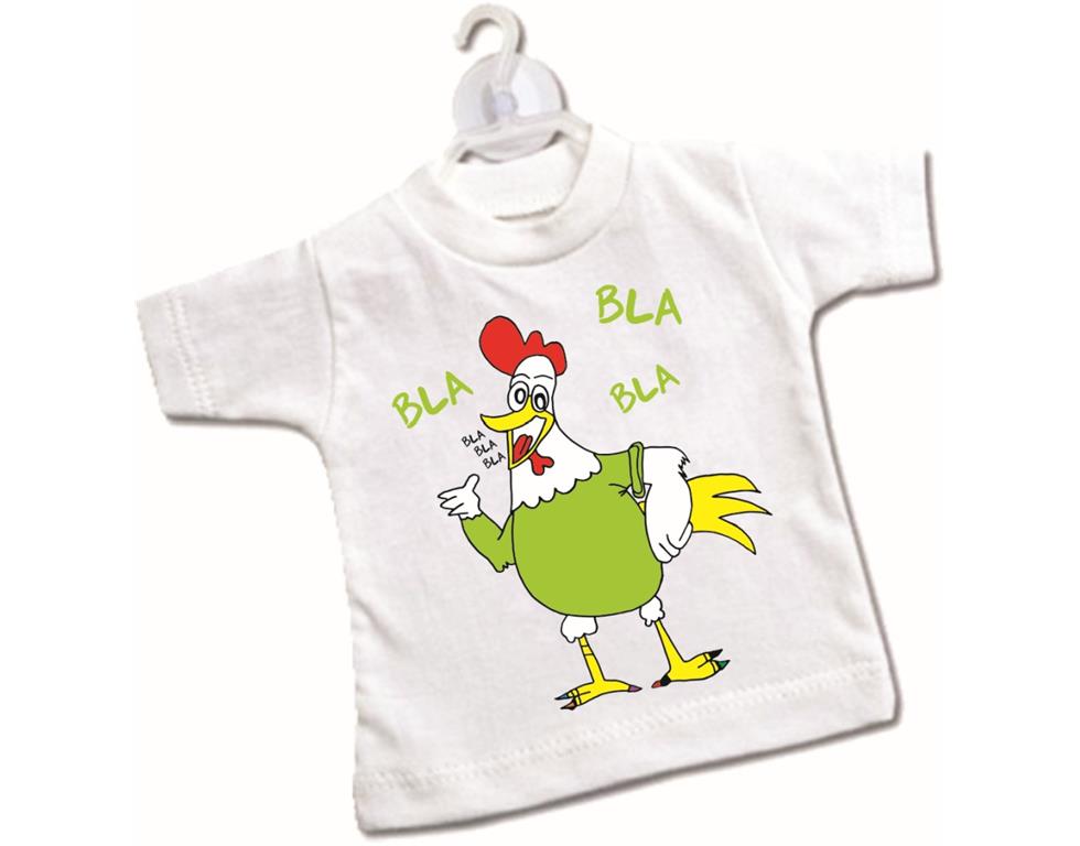 Mini majica NASTOPAJOČA KOKOŠKA