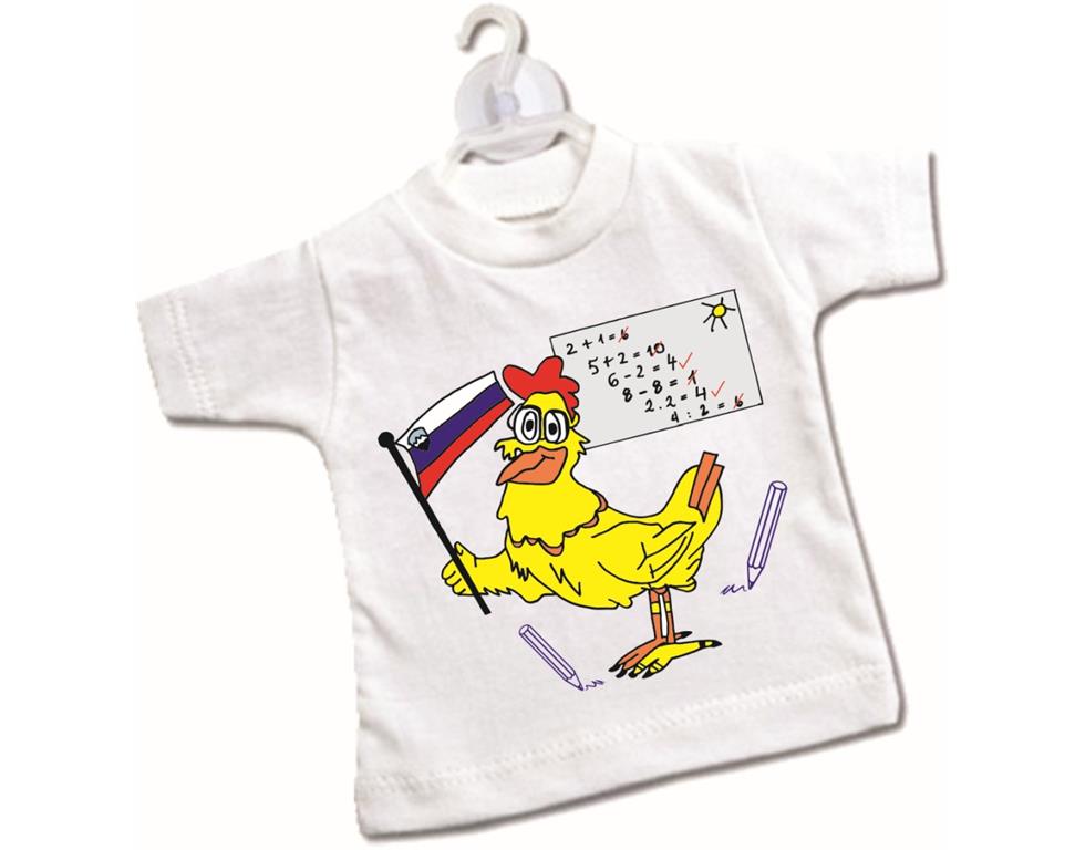 Mini majica ŠOLSKA KOKOŠKA