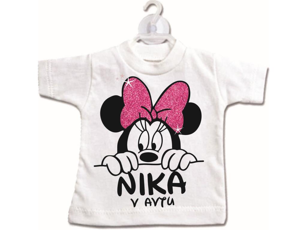 Mini majica MINNIE V AVTU