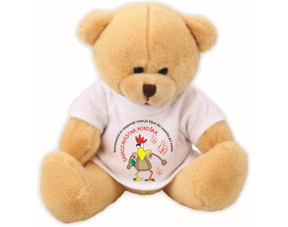 Medvedek KOKOŠKA SAMOZAVESTI
