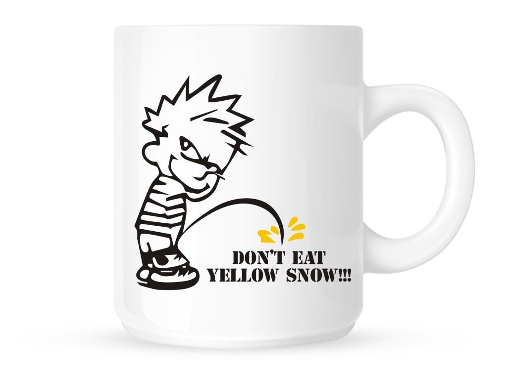 Lonček DON'T EAT YELLOW SNOW