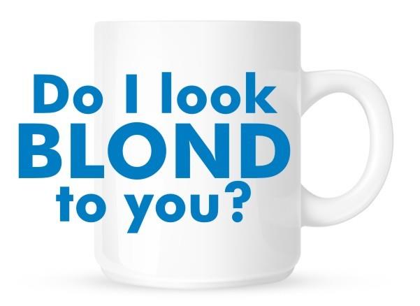 Lonček DO I LOOK BLOND