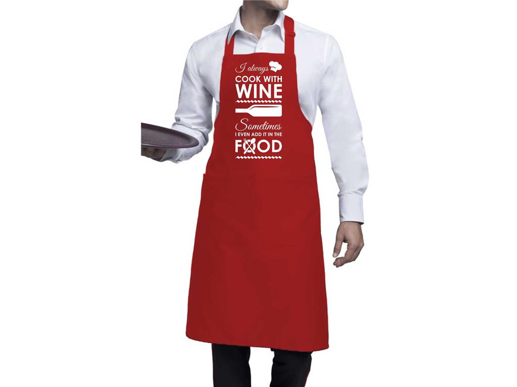 Predpasnik I ALWAYS COOK WITH WINE