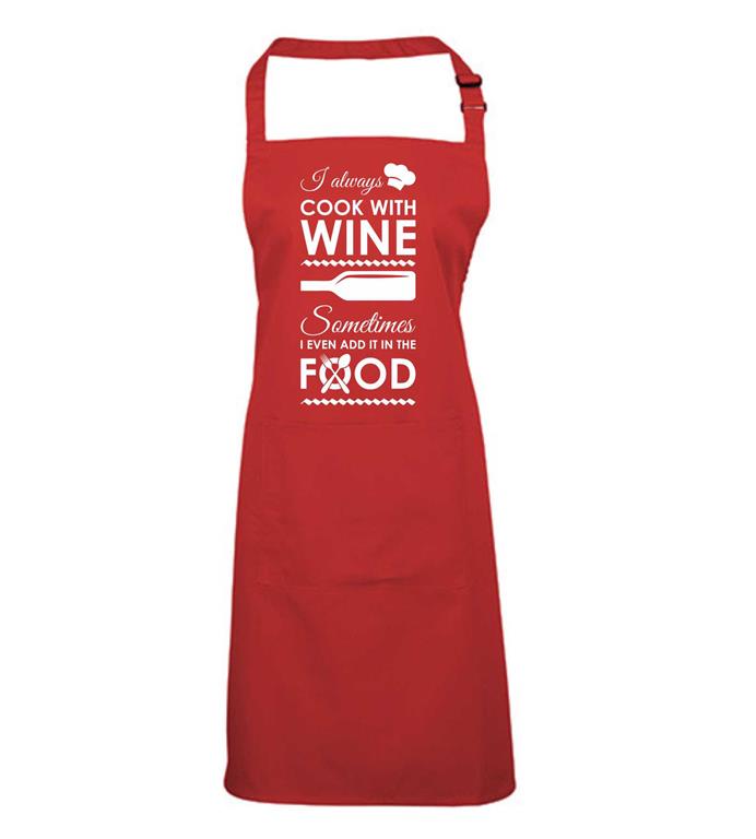 Predpasnik I ALWAYS COOK WITH WINE