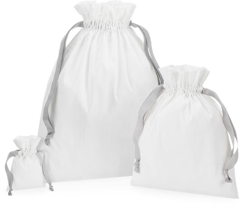 Cotton bag with gift ribbon W121