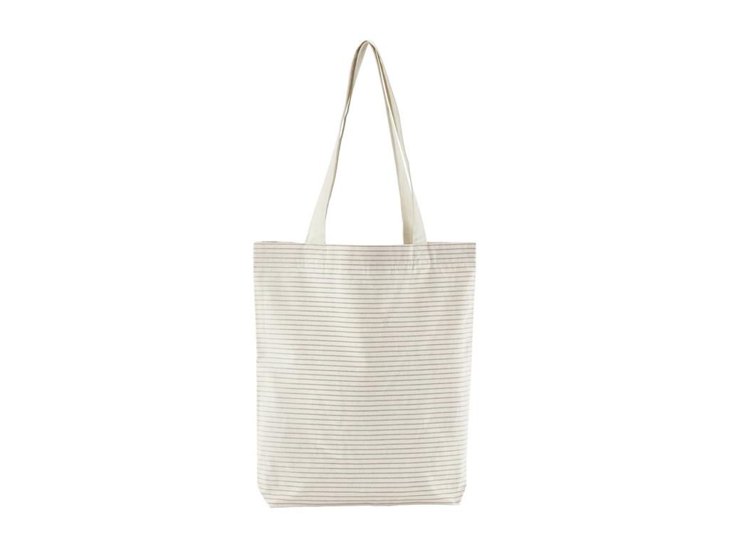 Organic Cotton Shopper with Stripes W251