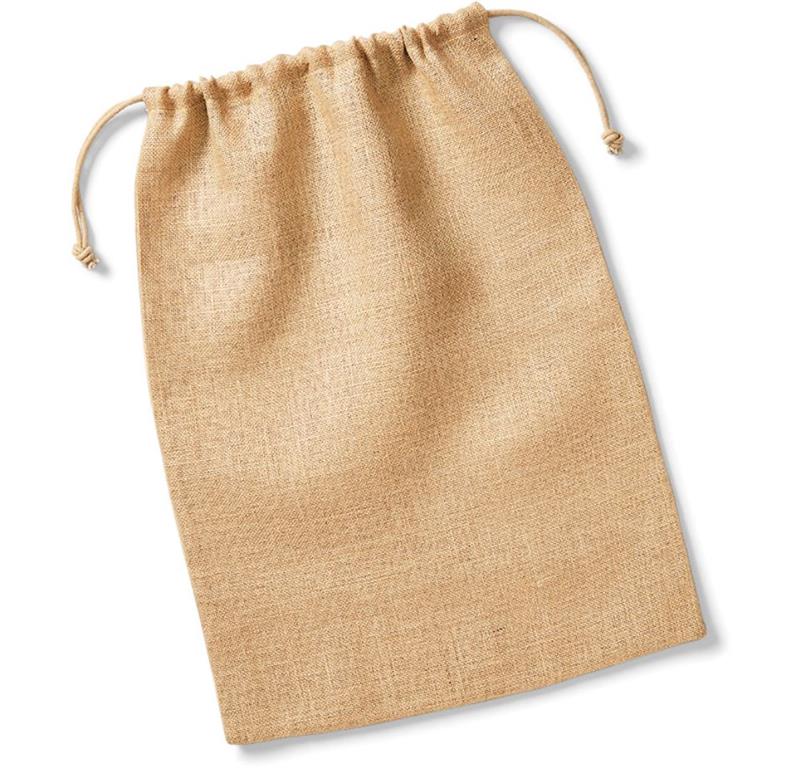 Jute Bag with Drawcord W415