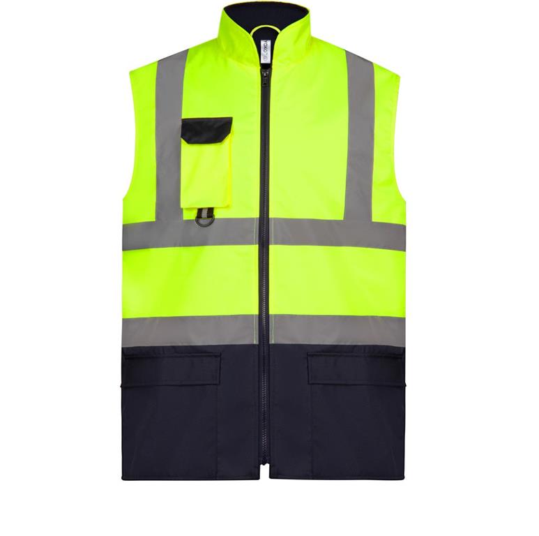 Hi-Vis Wattierter Bodywarmer HV005