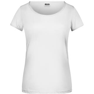 Ženska eko majica 8001; bela; S