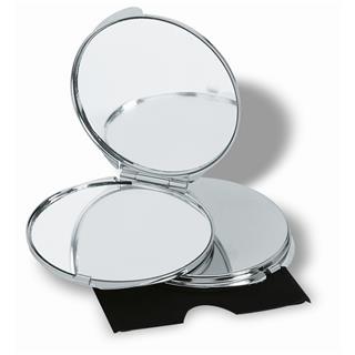 Kozmetično ogledalo GUAPAS; srebrna