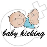 BABY KICKING